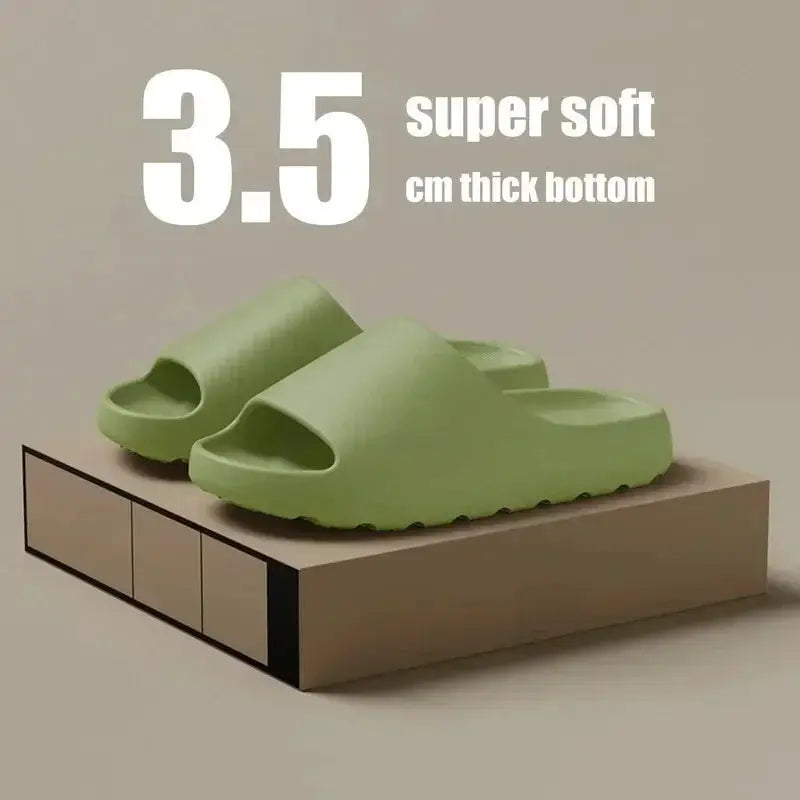UrbanStep EVA Slippers Soft Thick Sole Summer Beach Slides For Women And Men Lightweight Comfort