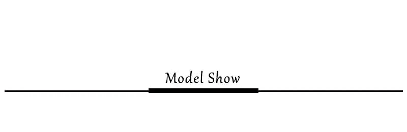 Model Show banner displaying the text Model Show with horizontal lines