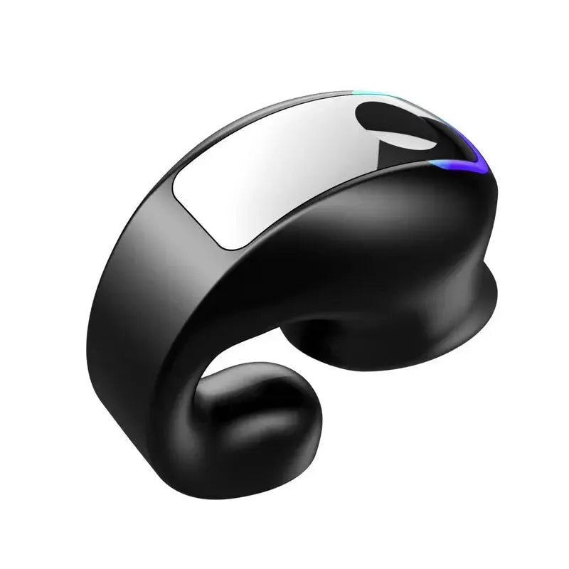 NovaSound Bone Conduction Earclip Headphones Bluetooth Wireless Open Ear Design With Noise Cancelling Mic For Sports
