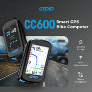 GEOID CC600 Color Screen GPS Bike Computer With Smart Navigation Wireless Speedometer ANT Plus 11 Languages Odometer