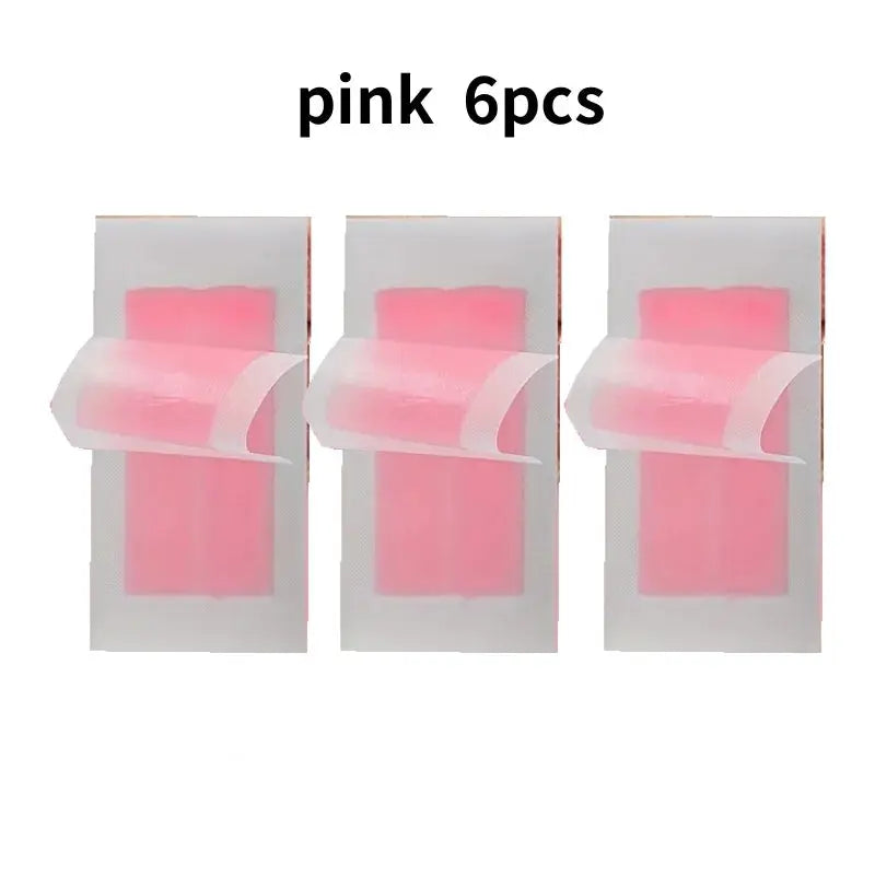 Professional Double Sided Cold Wax Strips For Hair Removal On Legs Body And Face 6 Sticks 10 To 20 Sticks