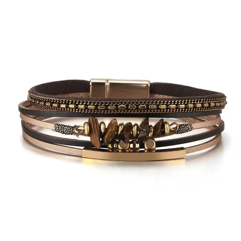 Bohemian Cowboy Chic Cross Bracelet Western Jewelry For Women Christian Religious Bracelet