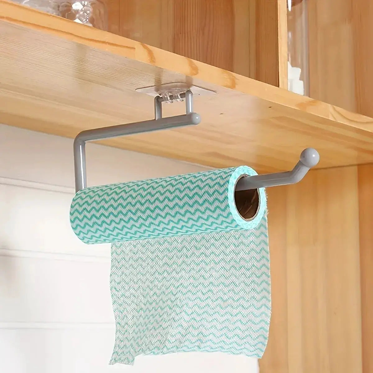 Punch Free Wall Mounted Paper Towel Rack And Toilet Paper Holder For Kitchen And Bathroom Accessories