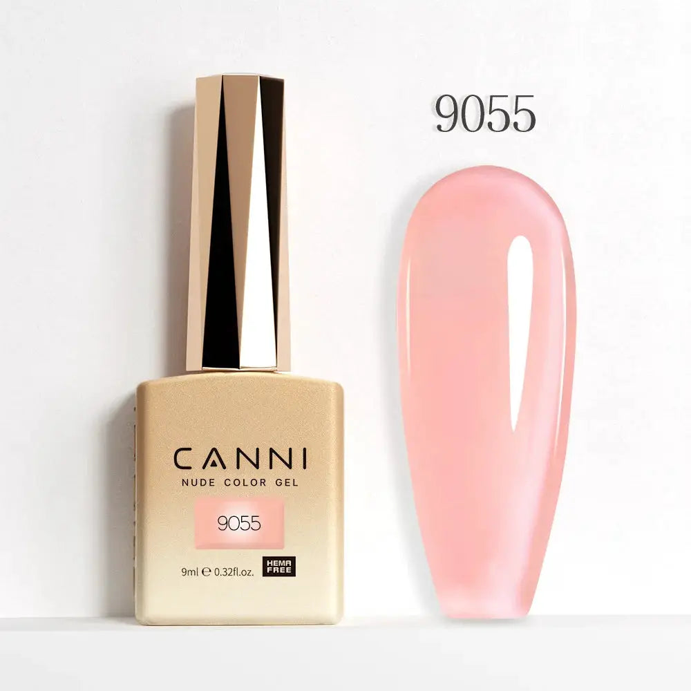 Canni Hema Free Nail Gel Polish Christmas Red Collection Semi Permanent 9ml Long Lasting Shine