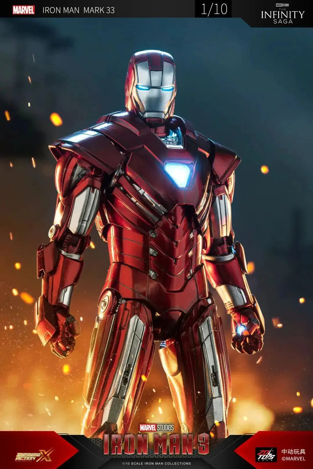 ZDTDS Iron Man Avengers MK37 Hammerhead MK12 MK38 Igor MK9 Iron Patriot War Machine Action Figure Collectible Toy
