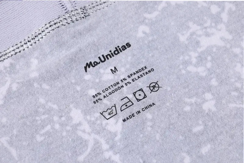 Cotton print men's boxers MaUnidias (Simples Market); size M, 95% cotton 5% elastane, made in China