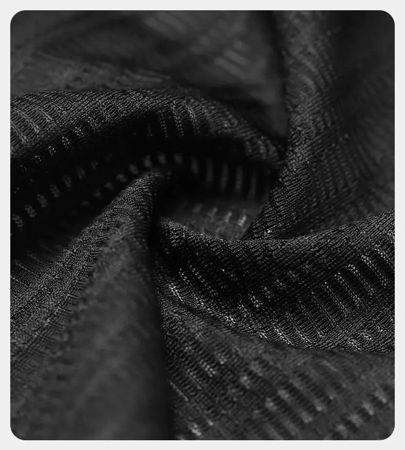 INBIKE winter cycling set fabric close-up, black fleece material for men's road cycling by Simples Market