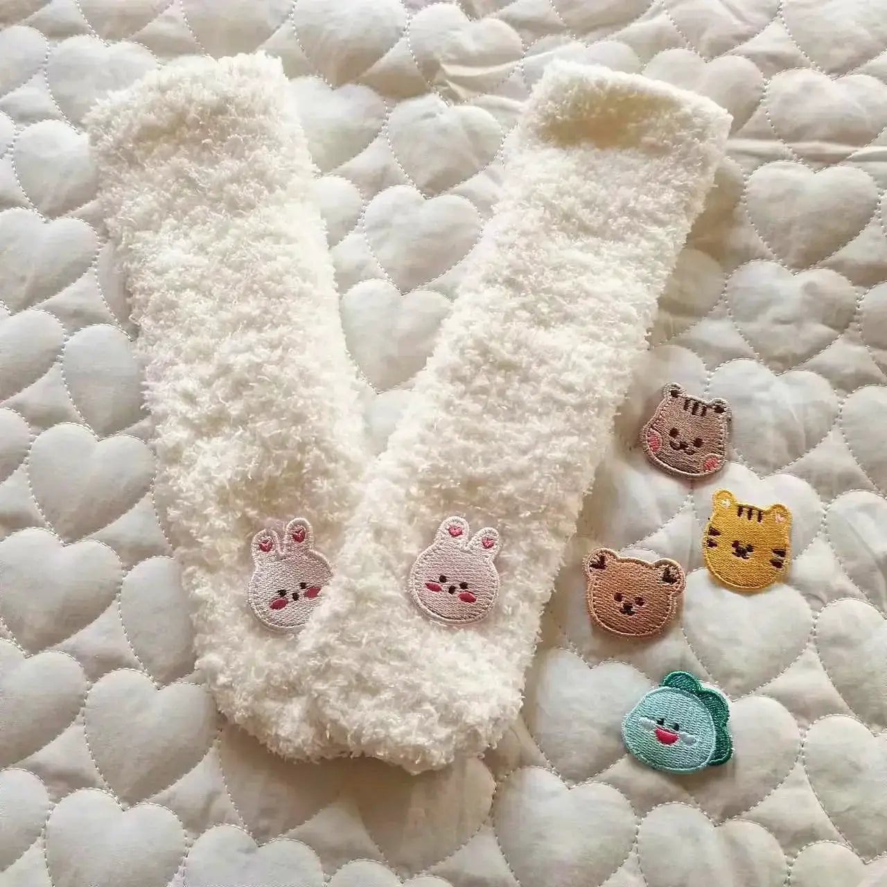 Winter Baby Socks Thick Warm Knee High Plush Anti Slip Floor Socks For Newborns And Toddlers