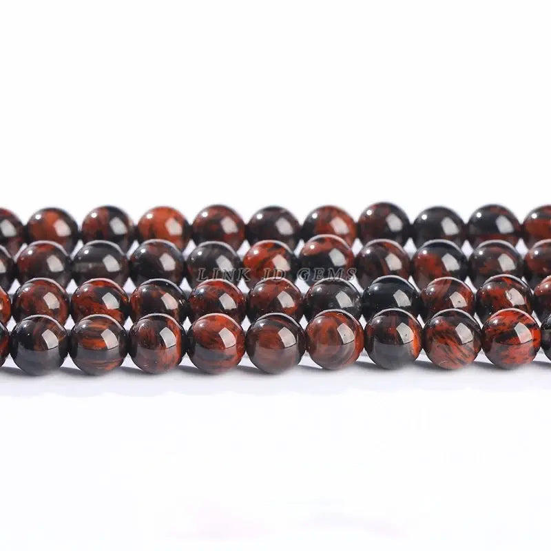 4mm 6mm 8mm 10mm Natural Stone Black Obsidian Beads Polished Round Loose Spacer Beads For Jewelry Making DIY Necklace