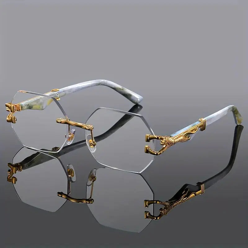 Geometric Leopard Print Sport Glasses For Women Lightweight And Durable Composite Frame Trendy Streetwear Sunglasses