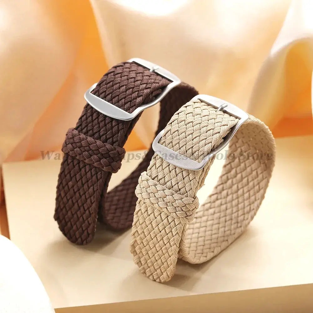 14mm 16mm 18mm 20mm 22mm Nylon Woven Canvas Watch Band for Perlon for Omega Strap Watchband Men Women Sport Bracelet 2035