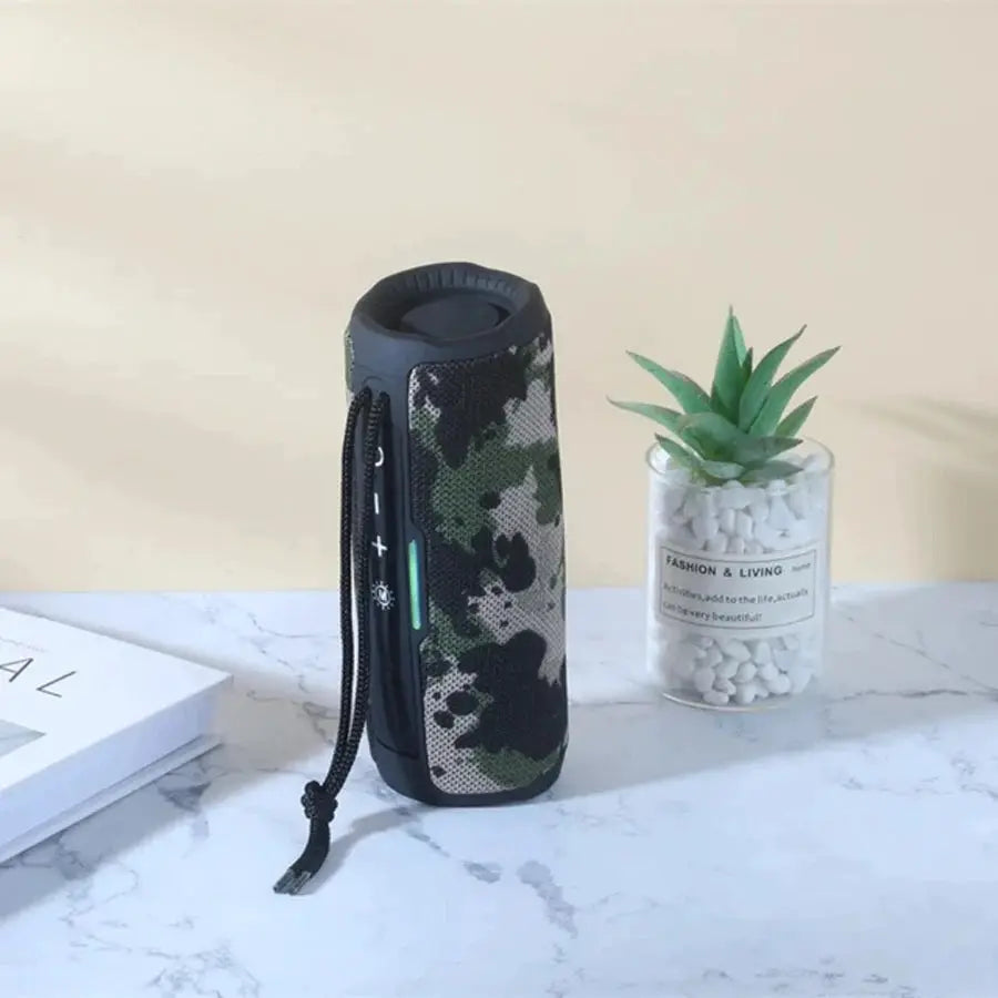 Wireless Portable Bluetooth Speaker With FM Radio And Subwoofer Hands Free Calling Music Sound Box