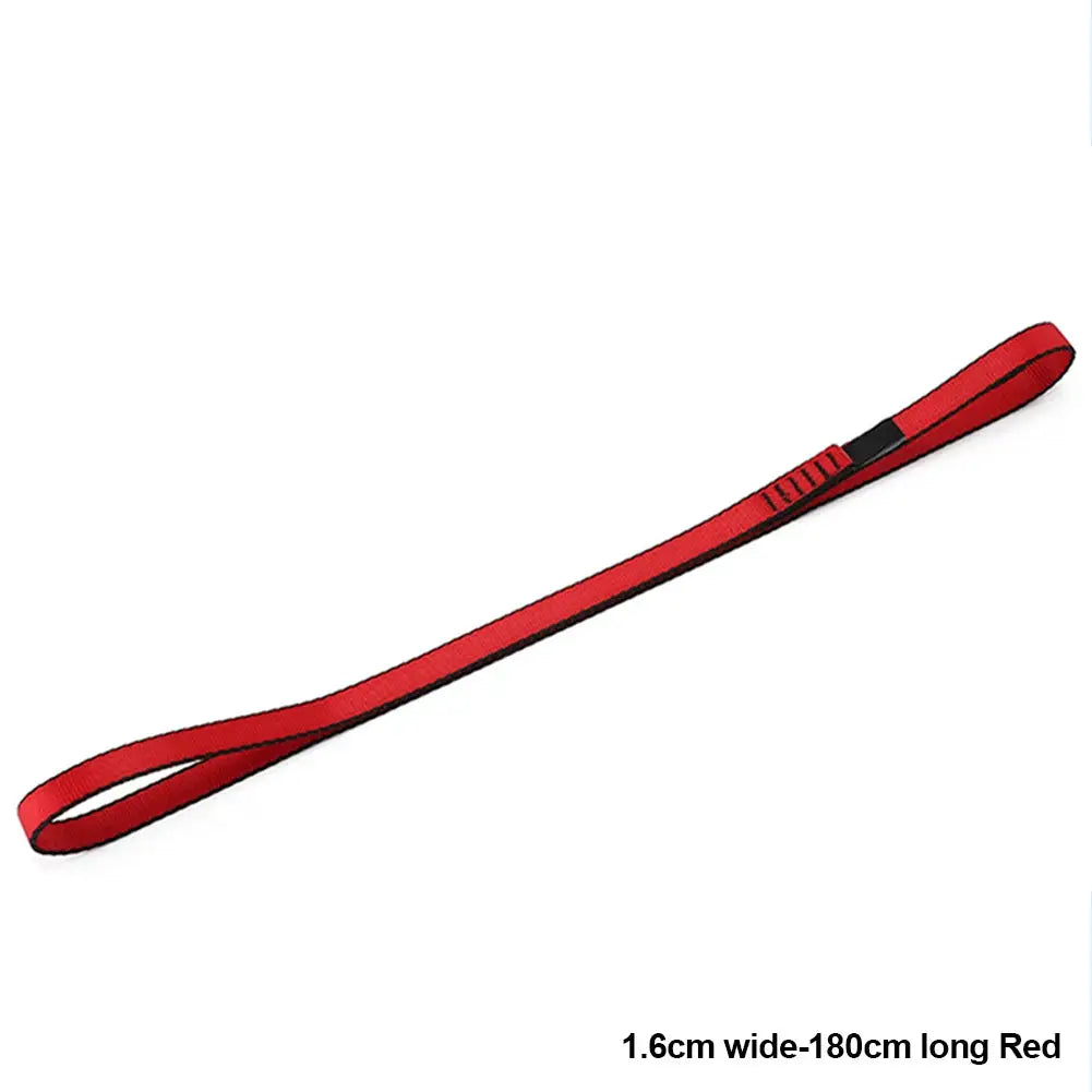 Climbing sling runner, red webbing strap by Simples Market, 1.6cm wide x 180cm long