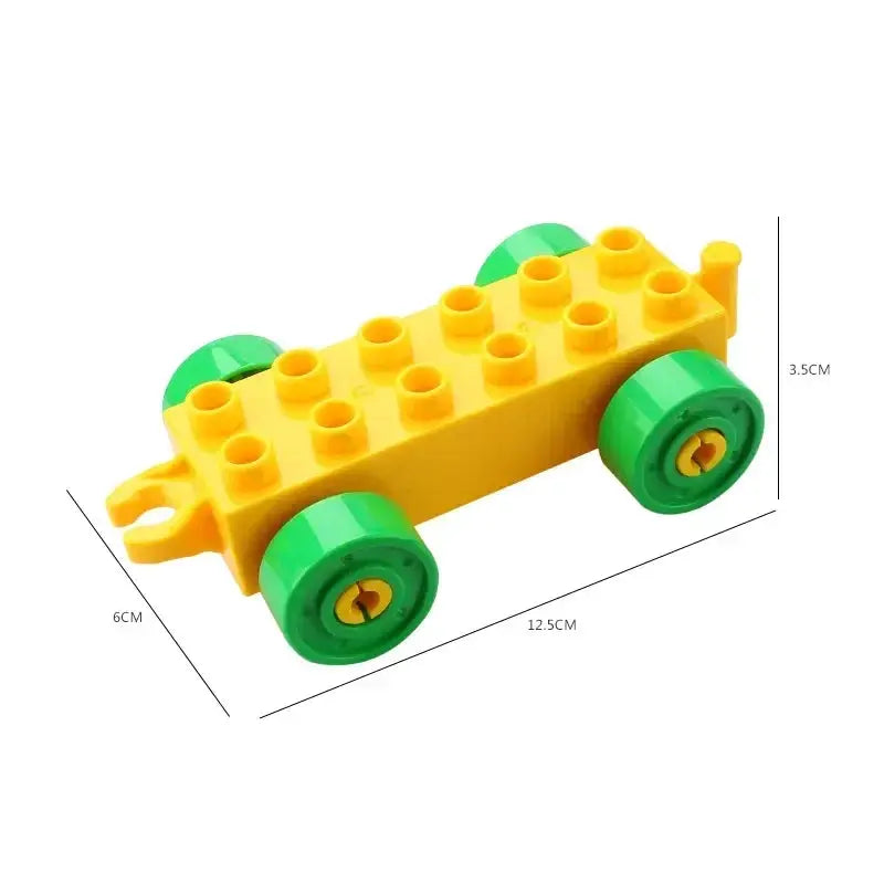 Big Building Blocks Compatible With Large Bricks Road Plates Car Parking Fuel Station Traffic Educational Toys For Kids