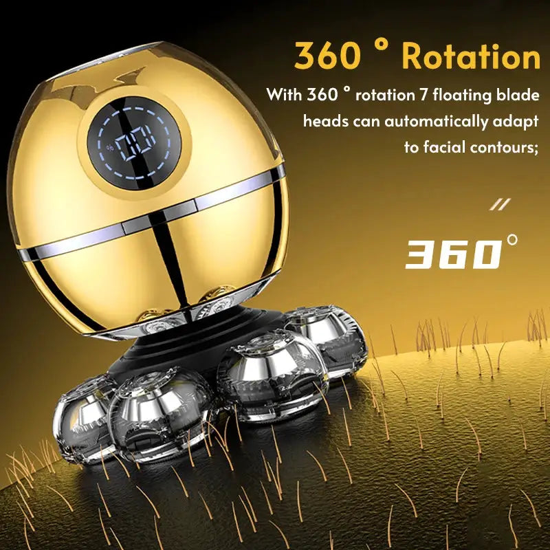 5 In 1 7D Floating Blade Shaver For Men Beard Trimmer Clipper