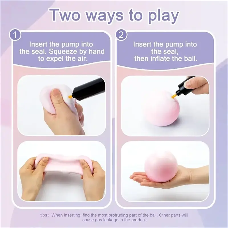 Shapeable Vacuum Squishies Sand Ball Noisy Grape Stress Ball Desktop Squeezing And Soothing Gift
