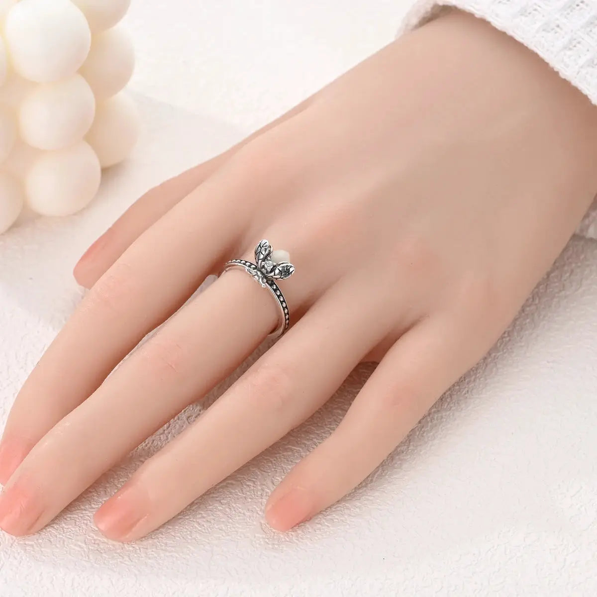 925 Silver Infinite Love Firefly Ring Original Design Zircon Ring For Women High Quality Wedding Jewelry Gift