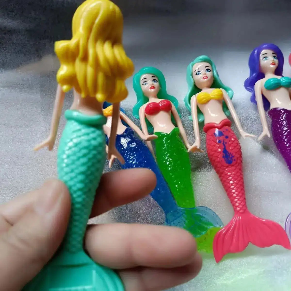 Mermaid Water Play Toys Variety Pack for Pool Beach and Bath Time Kids Gift 3 or 4 Piece Bag