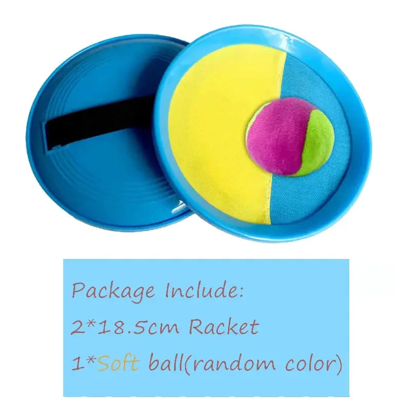 Toss And Catch Ball Set Sticky Beach Toy For Kids Outdoor Summer Multiplayer Game Parent Child Interaction Gift