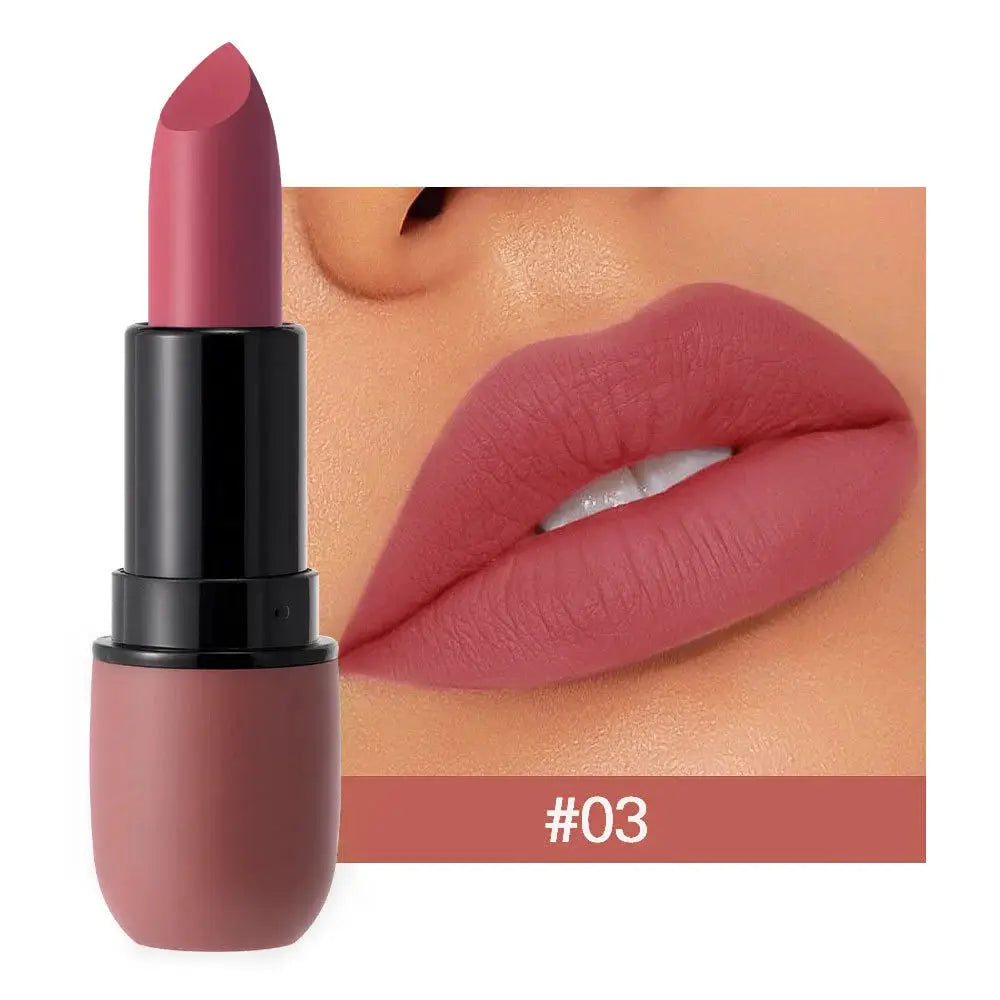 Velvet Bloom Six Color Matte Lipstick Set With Waterproof Long Lasting All Day Finish