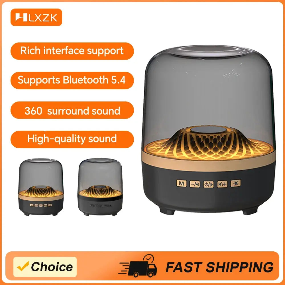 NovaSound Portable Wireless Soundbar Bluetooth 5.3 HiFi Acoustic Speaker Breathing Lamp Android iOS