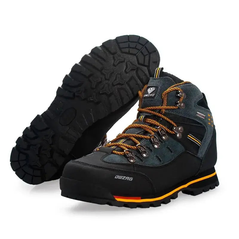 Men Hiking Shoes Outdoor Mountain Climbing Sneakers Waterproof All Terrain Casual Snow Boots