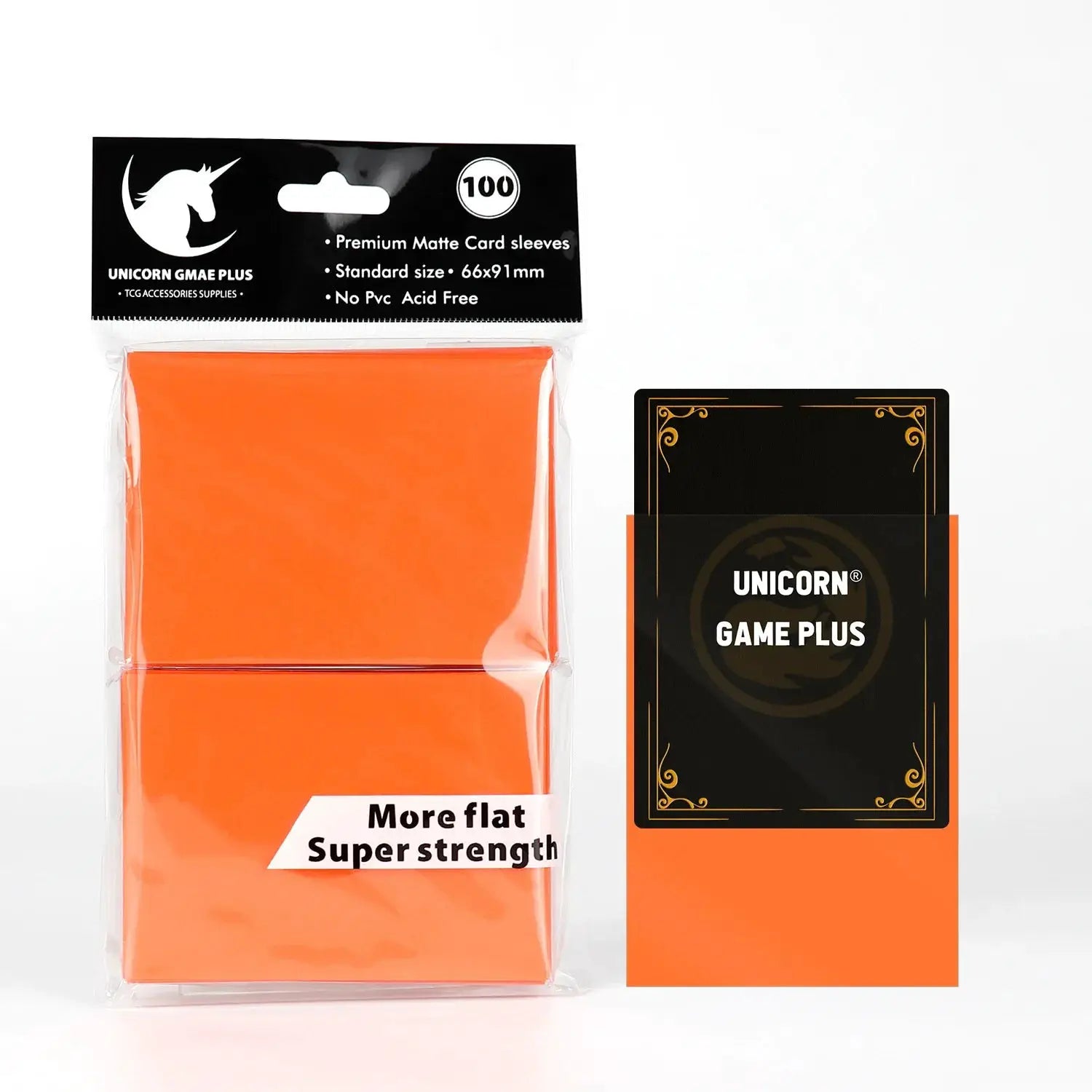100 Pcs Matte 66x91mm Standard Size Card Sleeves For TCG Trading Cards Board Games Tarot Shield