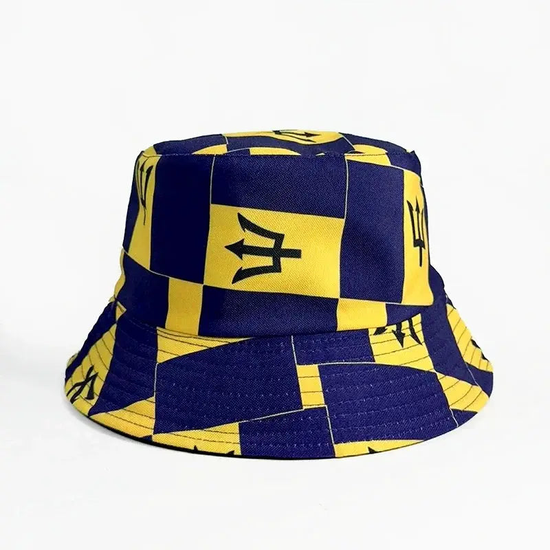 National Flags Reversible Bucket Hat For Men Women Football Fans