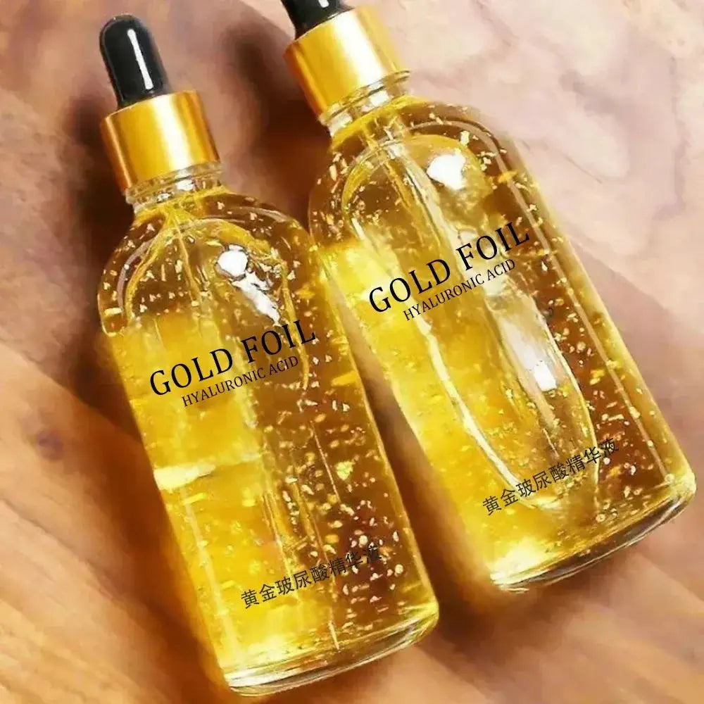 100ml 24K Gold Hyaluronic Acid Nicotinamide Face Serum for Anti Aging Firming and Brightening Skin Care