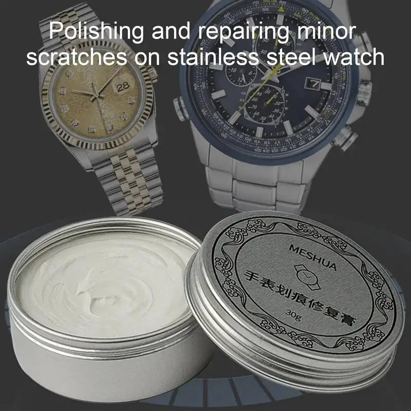30g Scratch Remover Metal Polish Cream For Watches And Jewelry Restores Tarnish On Gold Silver Copper Stainless Steel