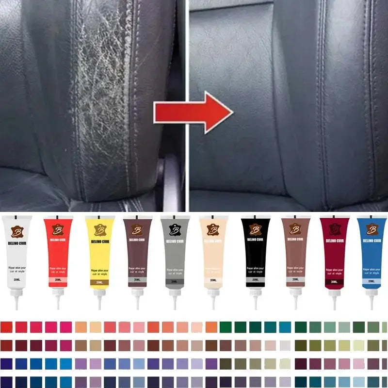 20ml Leather Repair Gel for Car Seats and Leather Surfaces Refurbishing Cream Paste for Car Maintenance