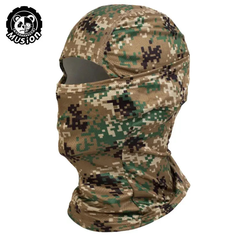 VeloGuard Motorcycle Balaclava Full Face Mask With Breathable Mesh For UV Sun Protection While Cycling
