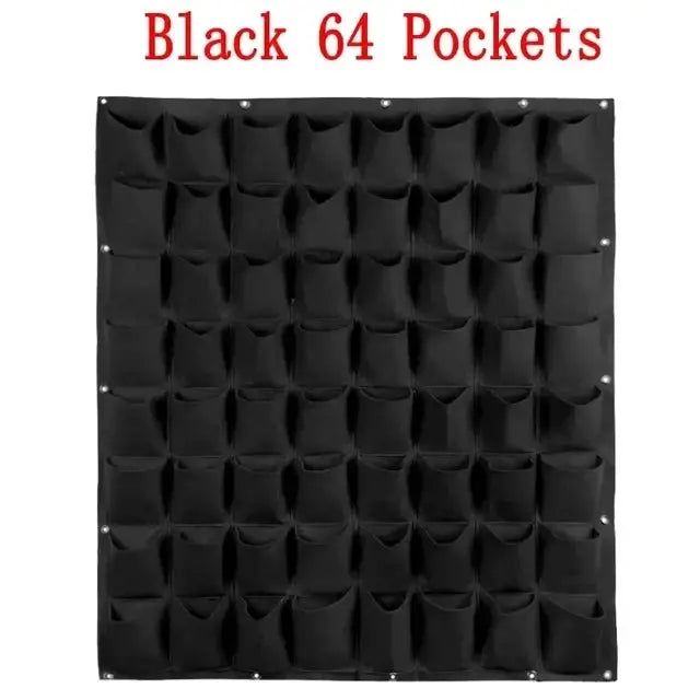 Wall Hanging Pockets Planting Bags Vertical Garden Planter Indoor Outdoor Use Home Decor Grow Bags