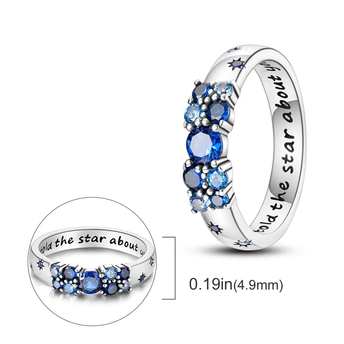 925 Silver Infinite Love Firefly Ring Original Design Zircon Ring For Women High Quality Wedding Jewelry Gift