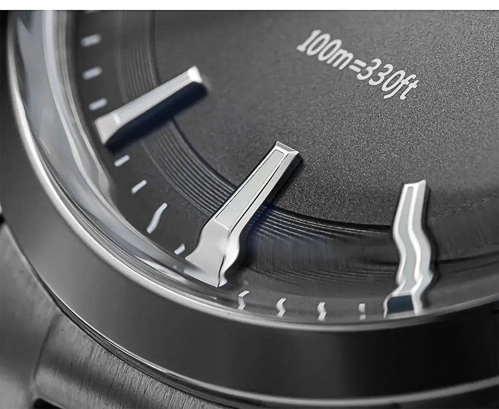ADDIESDIVE 36mm men's watch with stainless steel case and mirror glass