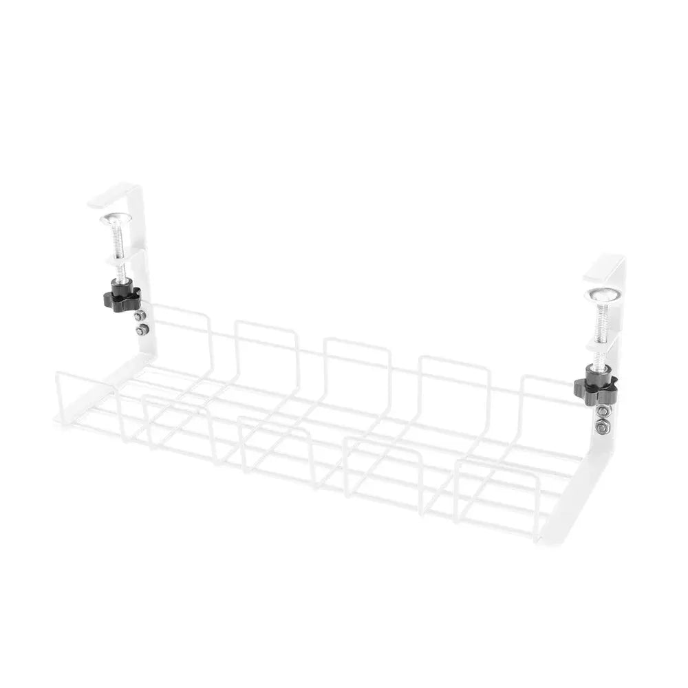 ProDesk Under Desk Cable Management Box No Drill Clamp Design Keeps Cables Neat, Hidden, And Organized