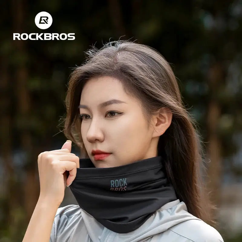RockBros Winter Keep Warm Cycling Face Mask Fleece Balaclava Neck Scarf Hiking Camping Windproof MTB Road Bike