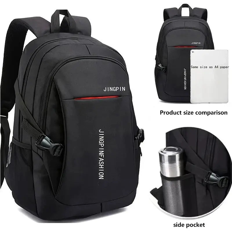 UrbanEdge Oxford Waterproof Laptop Backpack All Weather Rucksack With Dedicated Laptop Compartment For Work And Travel