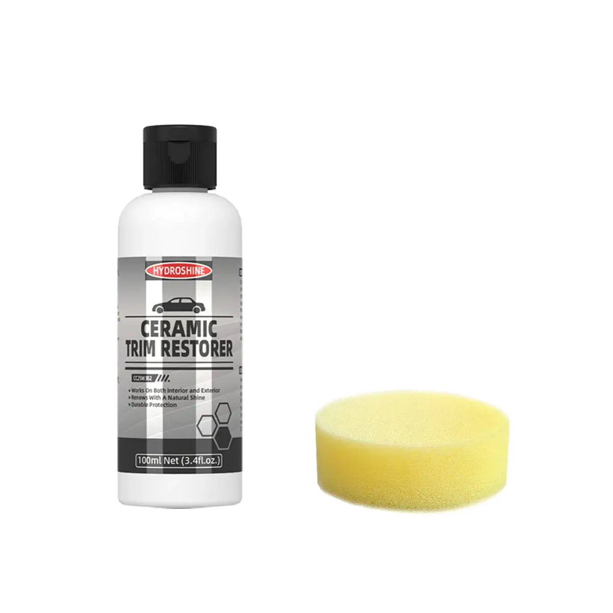 Hydroshine Ceramic Trim Restore Gel for Plastic Vinyl Rubber Interior