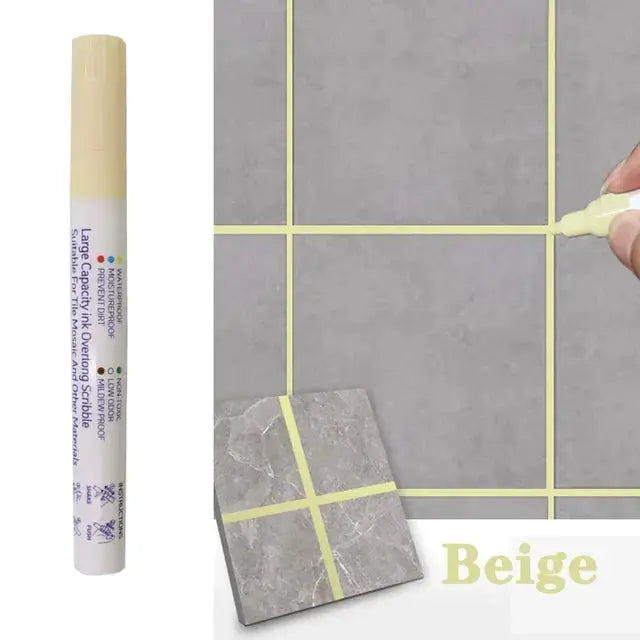 Waterproof Tile Marker Grout Pen For Wall Seams And Floor Repair In Bathrooms Kitchens Toilets Black White Gold Silver