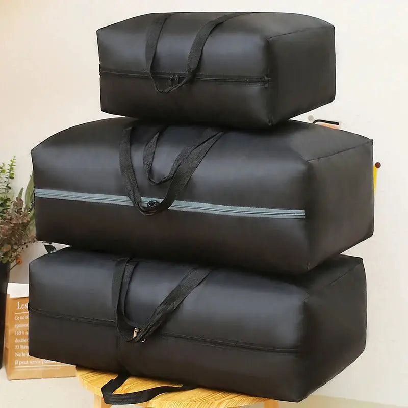 Extra Large Waterproof Moving Luggage Bags Laundry Shopping Bag foldable luggage travel bag Large Capacity Quilt Organizer - Simples Market