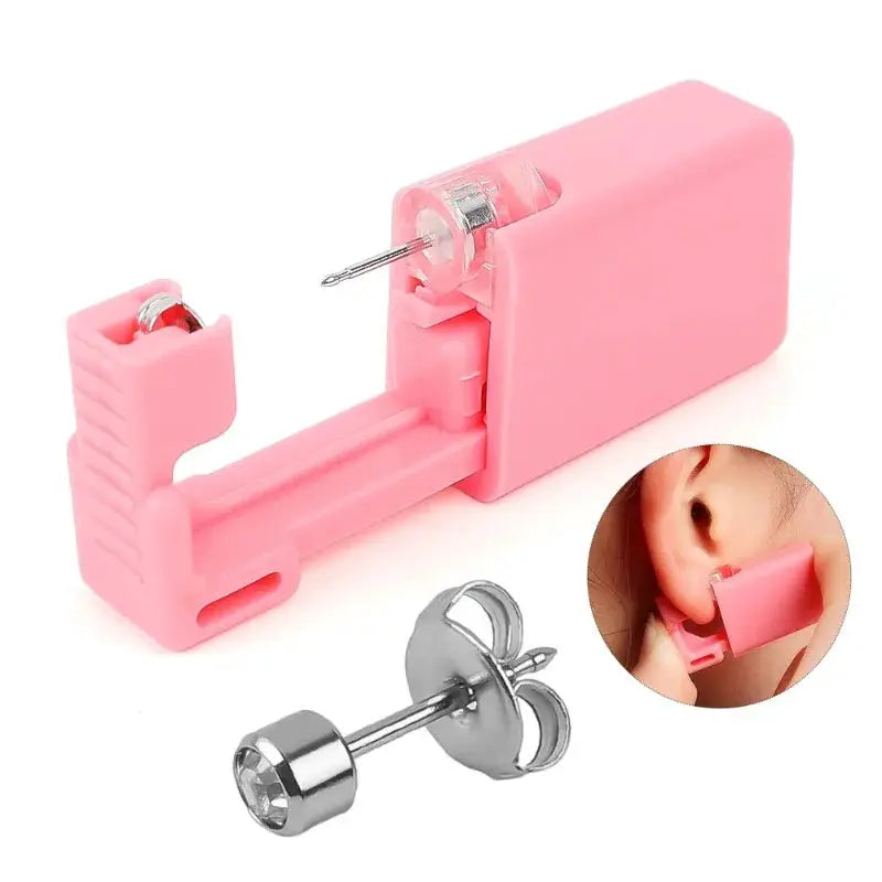 Disposable Safe Painless Ear Piercing Kit Sterile Puncture Tool For Earring Studs Nose Rings Piercing Gun Set