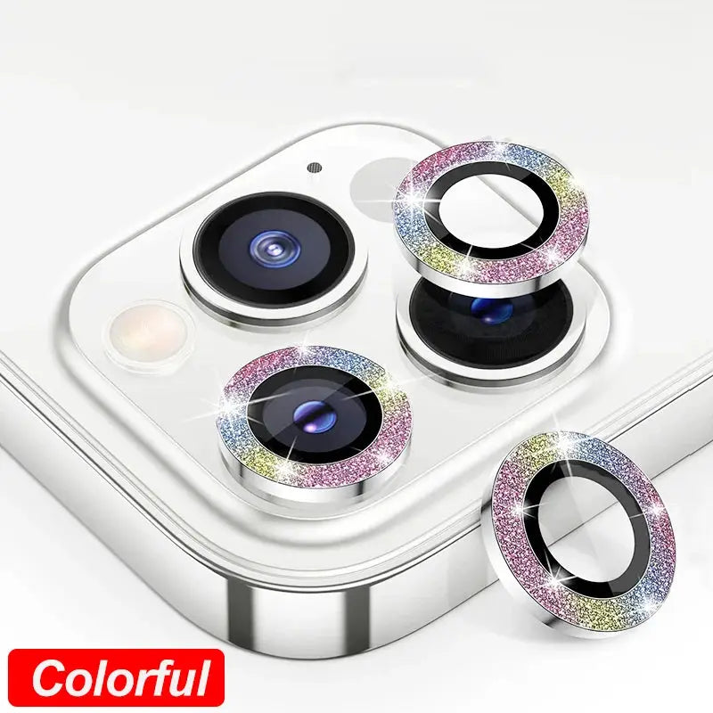 DiamondGuard Camera Lens Protector For iPhone 17 Pro Max 14 Plus And 15 Plus Series Diamond Metal Protective Glass