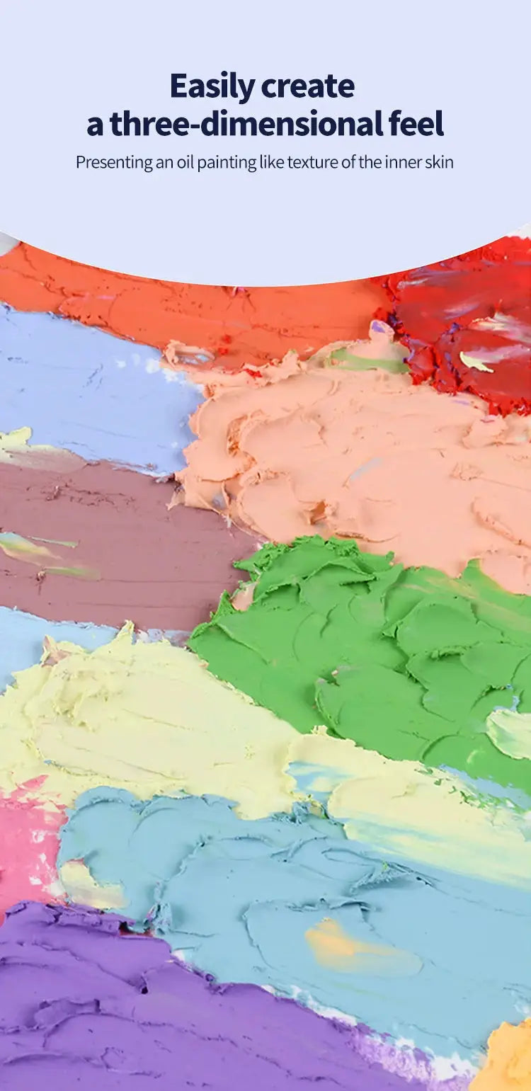 MUNGYO Soft Oil Pastel Set with vibrant multicolor swatches and thick textured strokes