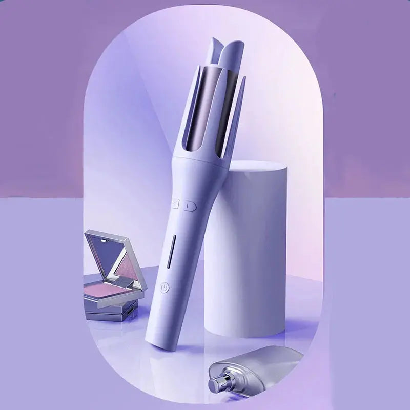 New Anion automatic hair curler by Simples Market, portable purple mini electric curling tool