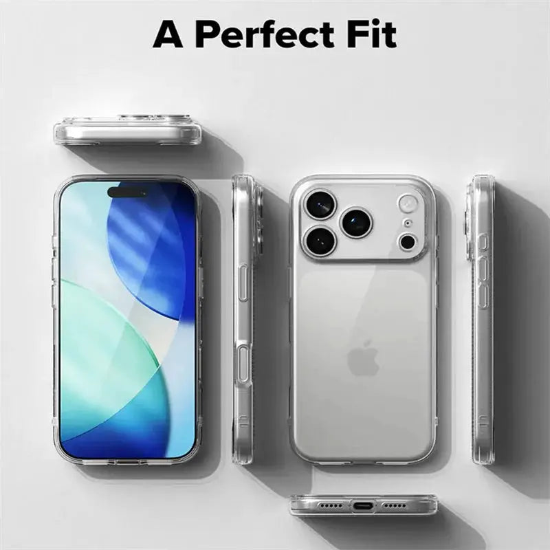 Clear TPU iPhone case, ultra-thin transparent cover for multiple iPhone models