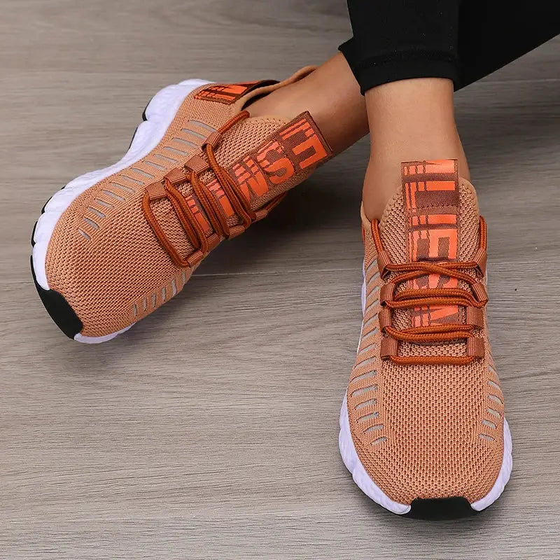 SwiftStep Womens Lightweight Mesh Sports Shoes Breathable Air Mesh Upper For Running And Walking Comfort