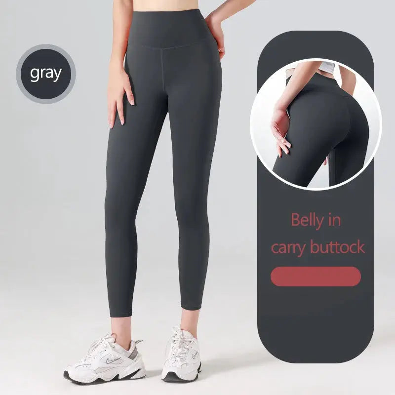 Ribbed High Waisted Yoga Pants For Women Seamless Leggings With Tummy Control For Running And Training