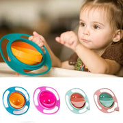Universal Gyro Bowl Rotary Balance 360 Degree Rotation Spill Proof Feeding Dish Toy For Babies And Kids
