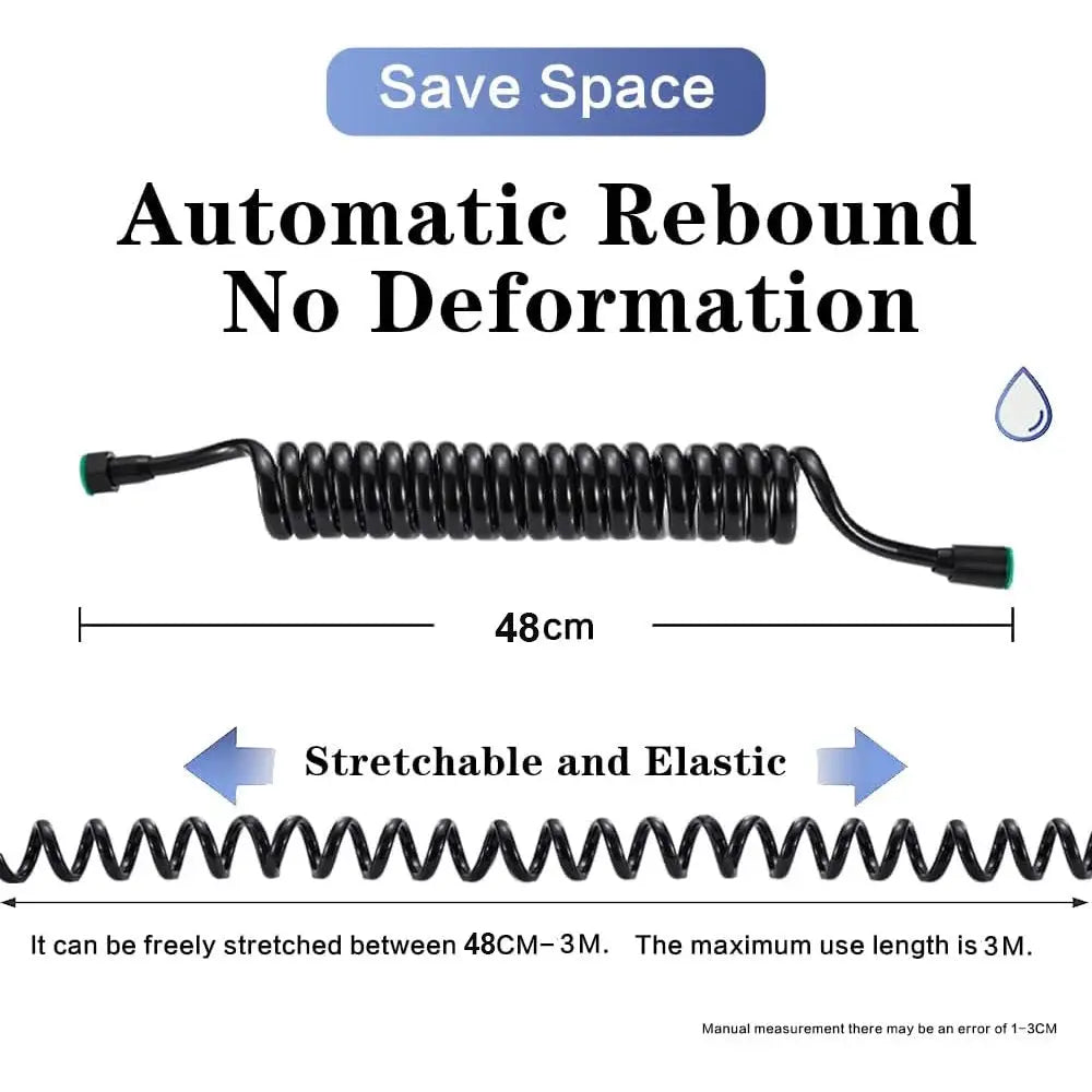 Flexible Retractable Shower Hose 1.5M To 3M For Shower Head Bidet